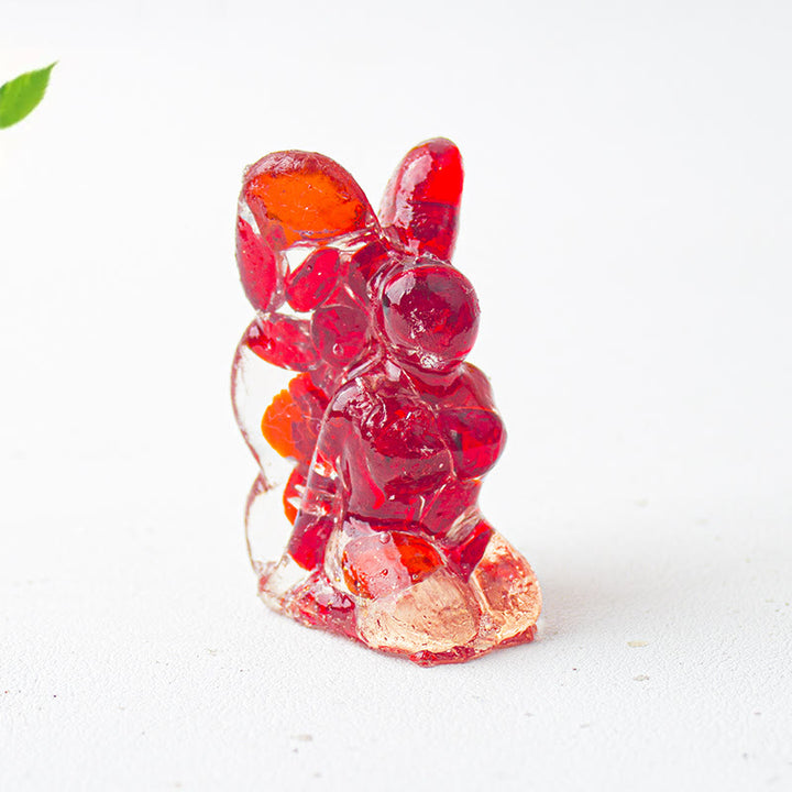 Decoración de piedras preciosas con forma de mariposa y hada de cristal epoxi Olivenorma