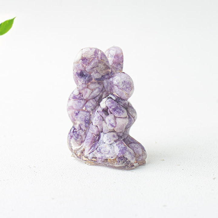 Decoración de piedras preciosas con forma de mariposa y hada de cristal epoxi Olivenorma