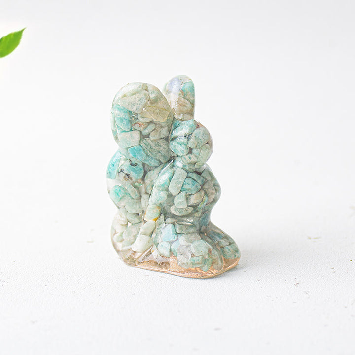 Decoración de piedras preciosas con forma de mariposa y hada de cristal epoxi Olivenorma
