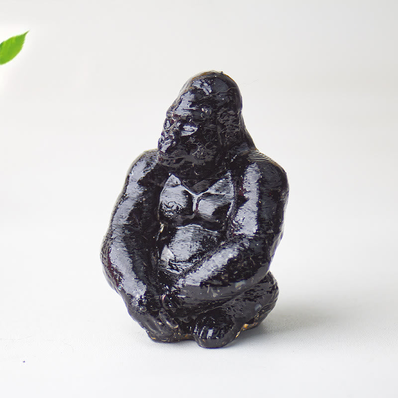 Decoración con piedras preciosas de gorila epoxi de cristal Olivenorma