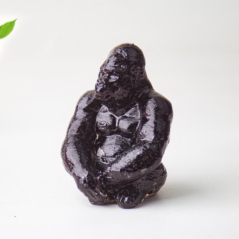 Decoración con piedras preciosas de gorila epoxi de cristal Olivenorma
