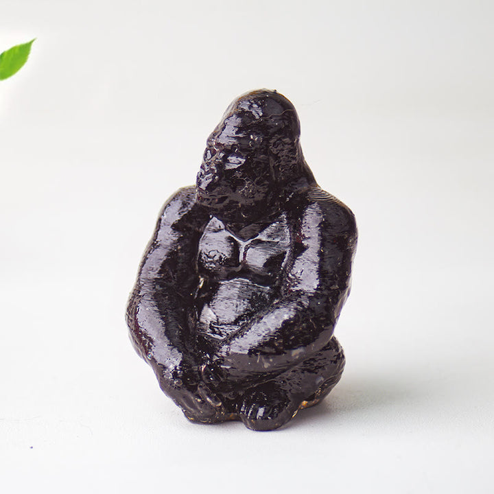 Decoración con piedras preciosas de gorila epoxi de cristal Olivenorma
