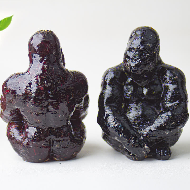 Decoración con piedras preciosas de gorila epoxi de cristal Olivenorma
