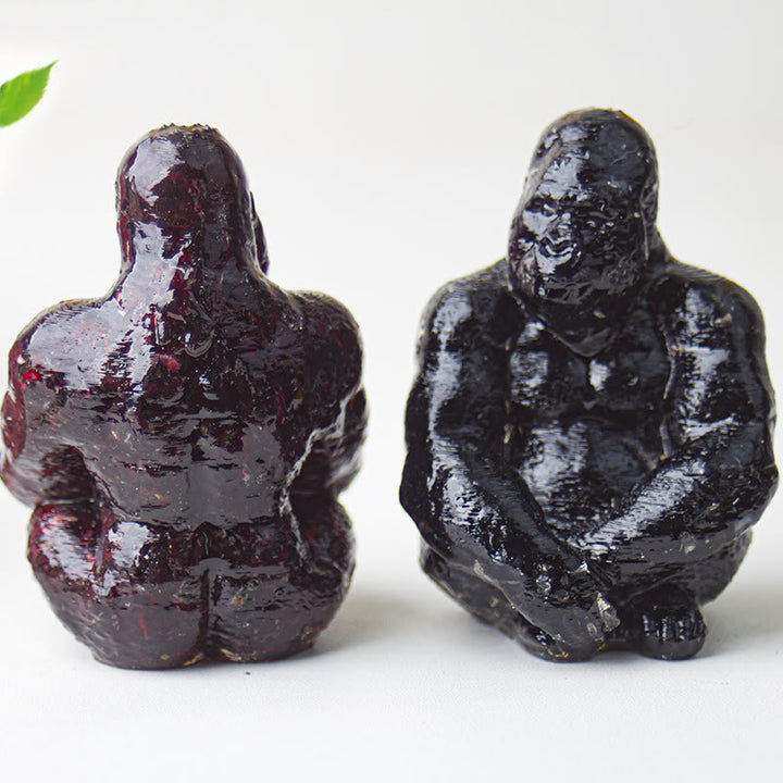 Decoración con piedras preciosas de gorila epoxi de cristal Olivenorma