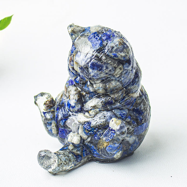 Decoración con gemas de gato en calor de cristal epoxi Olivenorma