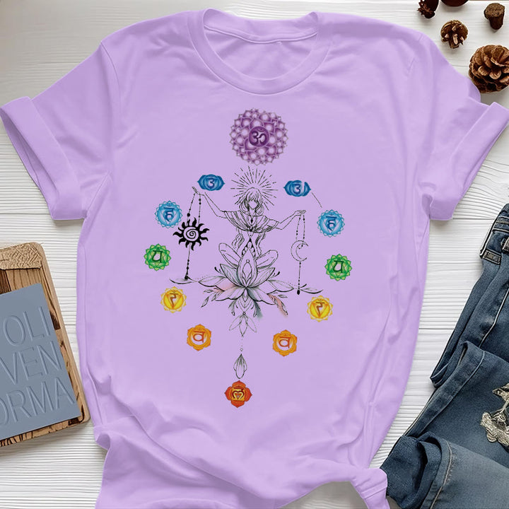 Camiseta Olivenorma con energía de chakras enraizados