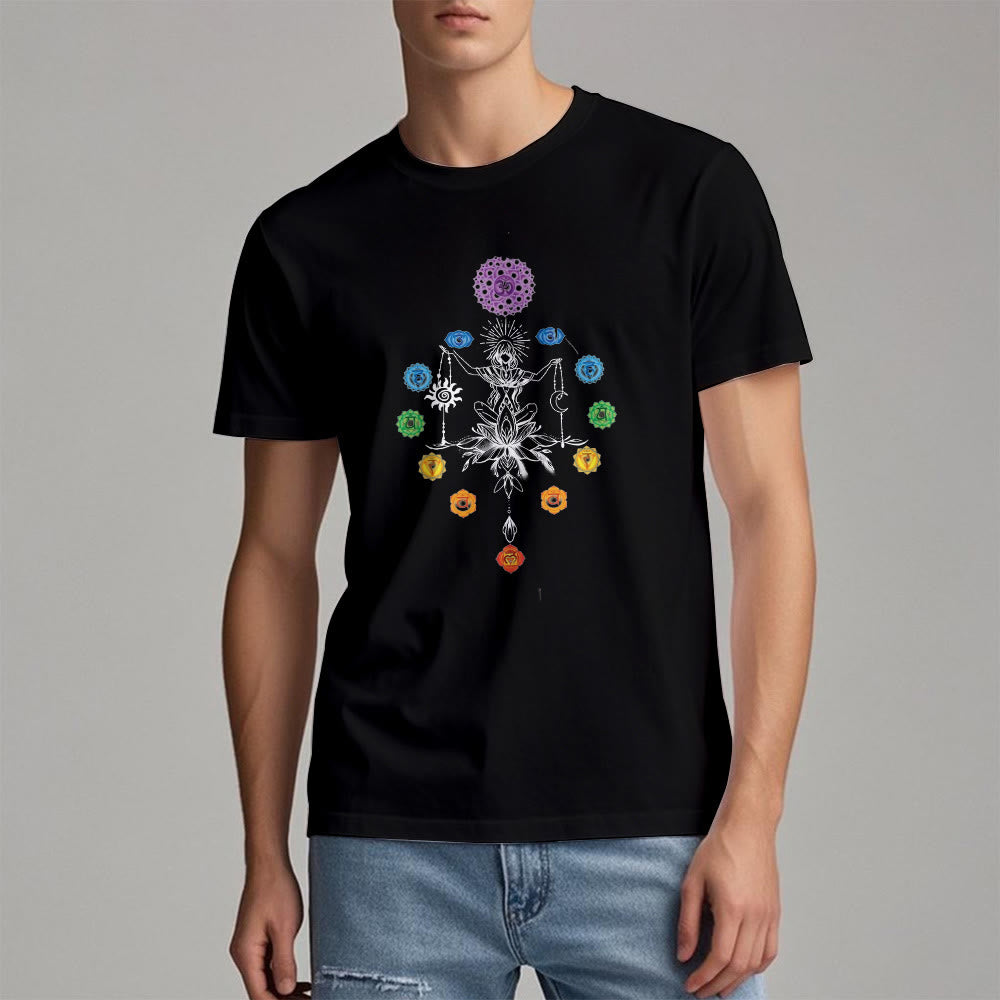 Camiseta Olivenorma con energía de chakras enraizados