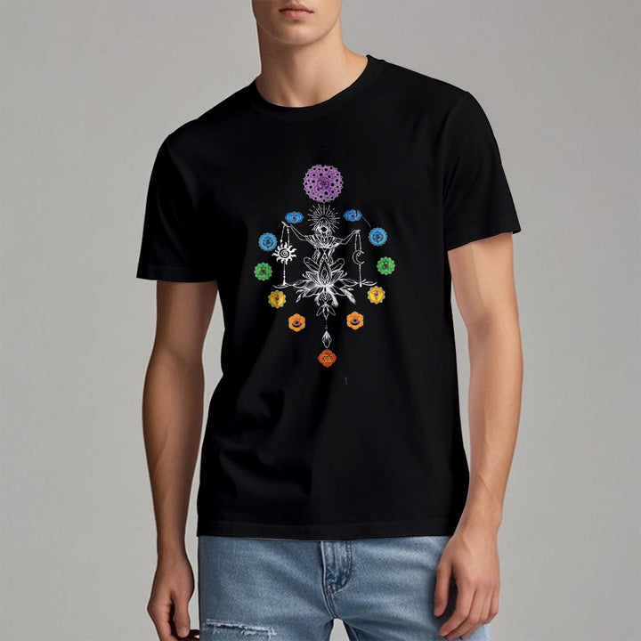 Camiseta Olivenorma con energía de chakras enraizados
