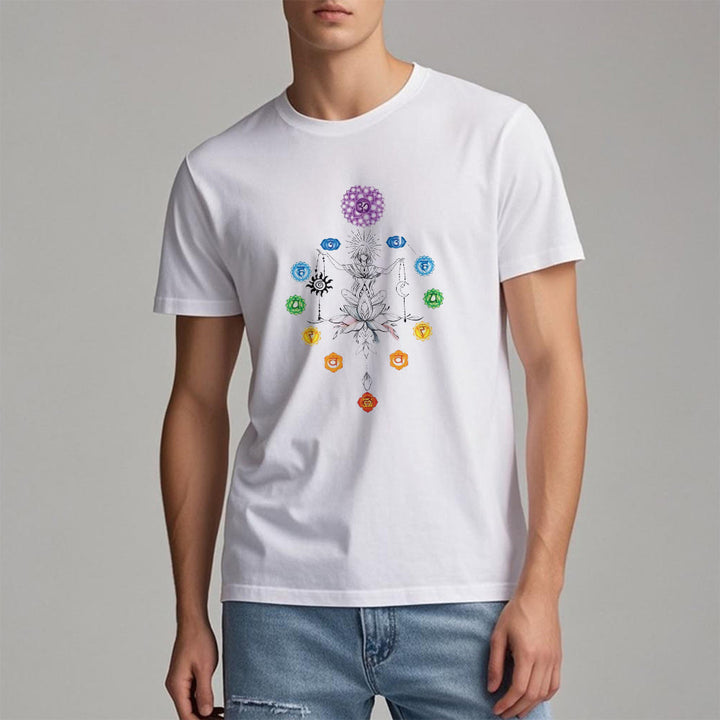 Camiseta Olivenorma con energía de chakras enraizados