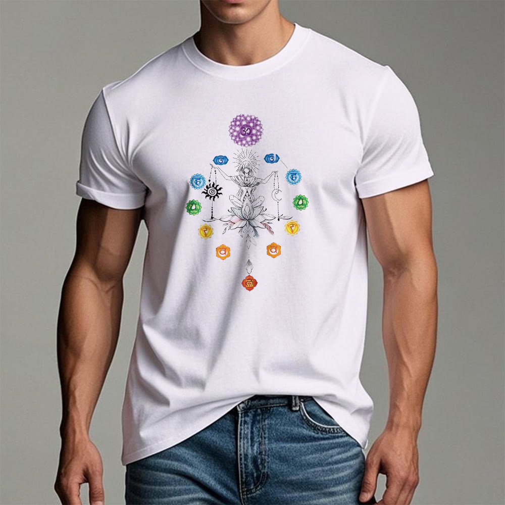 Camiseta Olivenorma con energía de chakras enraizados
