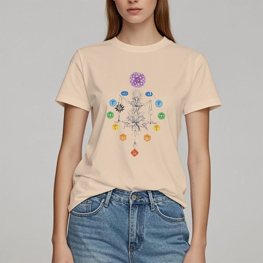 Camiseta Olivenorma con energía de chakras enraizados