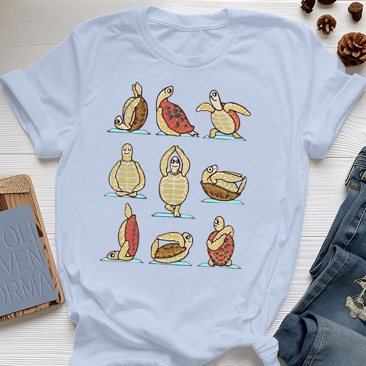 Camiseta de yoga Olivenorma Turtle