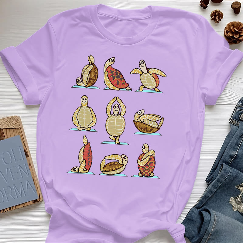 Camiseta de yoga Olivenorma Turtle