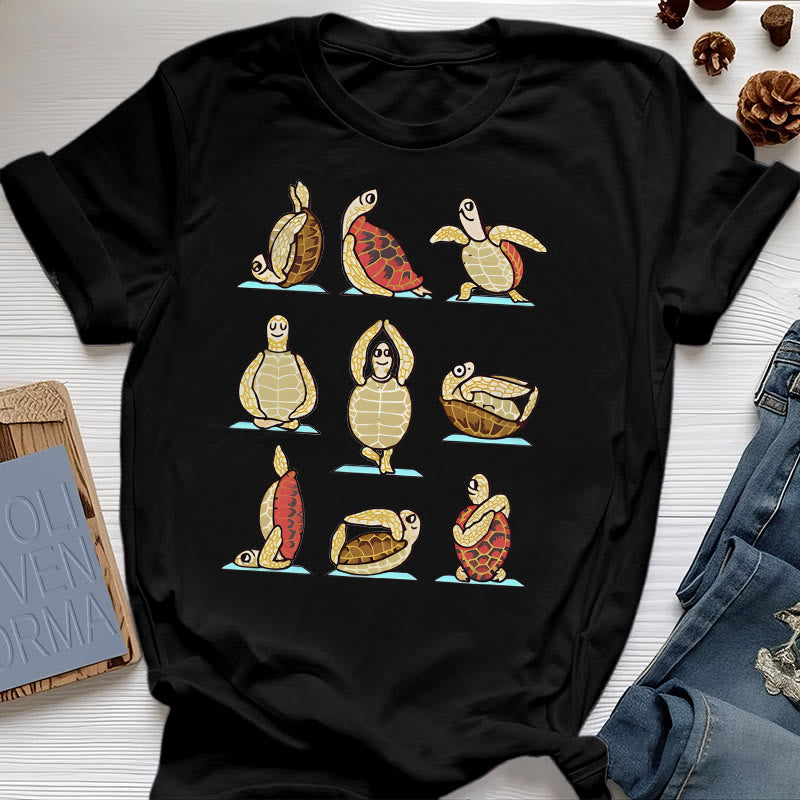 Camiseta de yoga Olivenorma Turtle