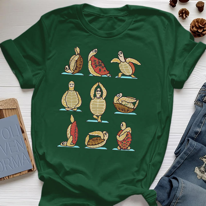 Camiseta de yoga Olivenorma Turtle