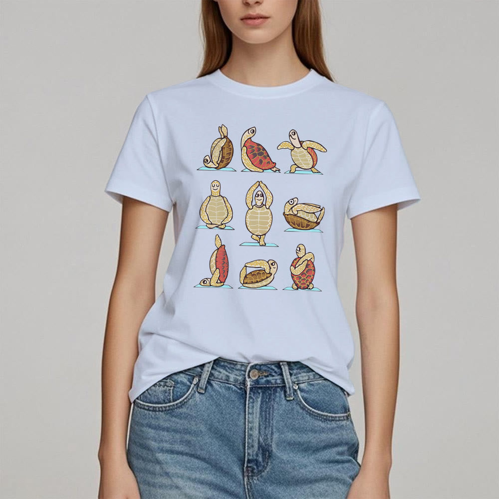 Camiseta de yoga Olivenorma Turtle