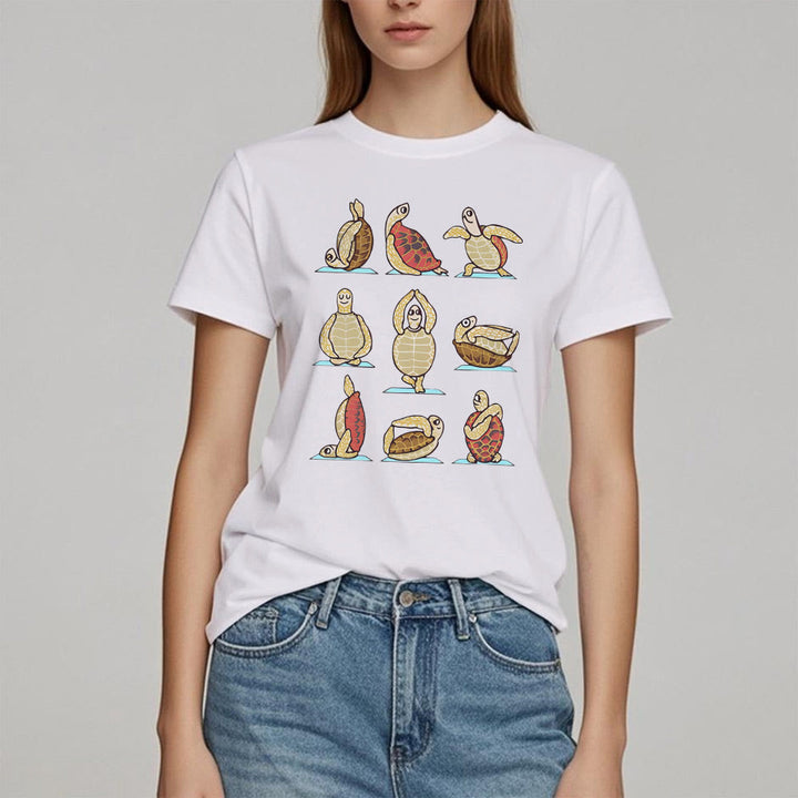 Camiseta de yoga Olivenorma Turtle
