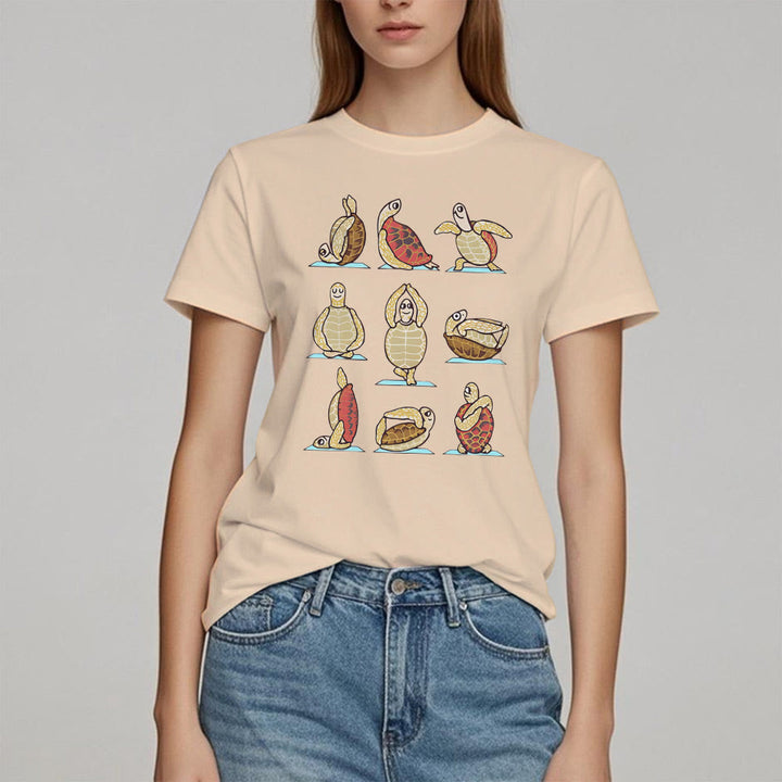 Camiseta de yoga Olivenorma Turtle