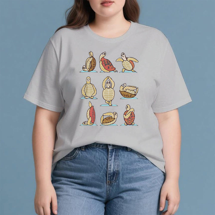 Camiseta de yoga Olivenorma Turtle