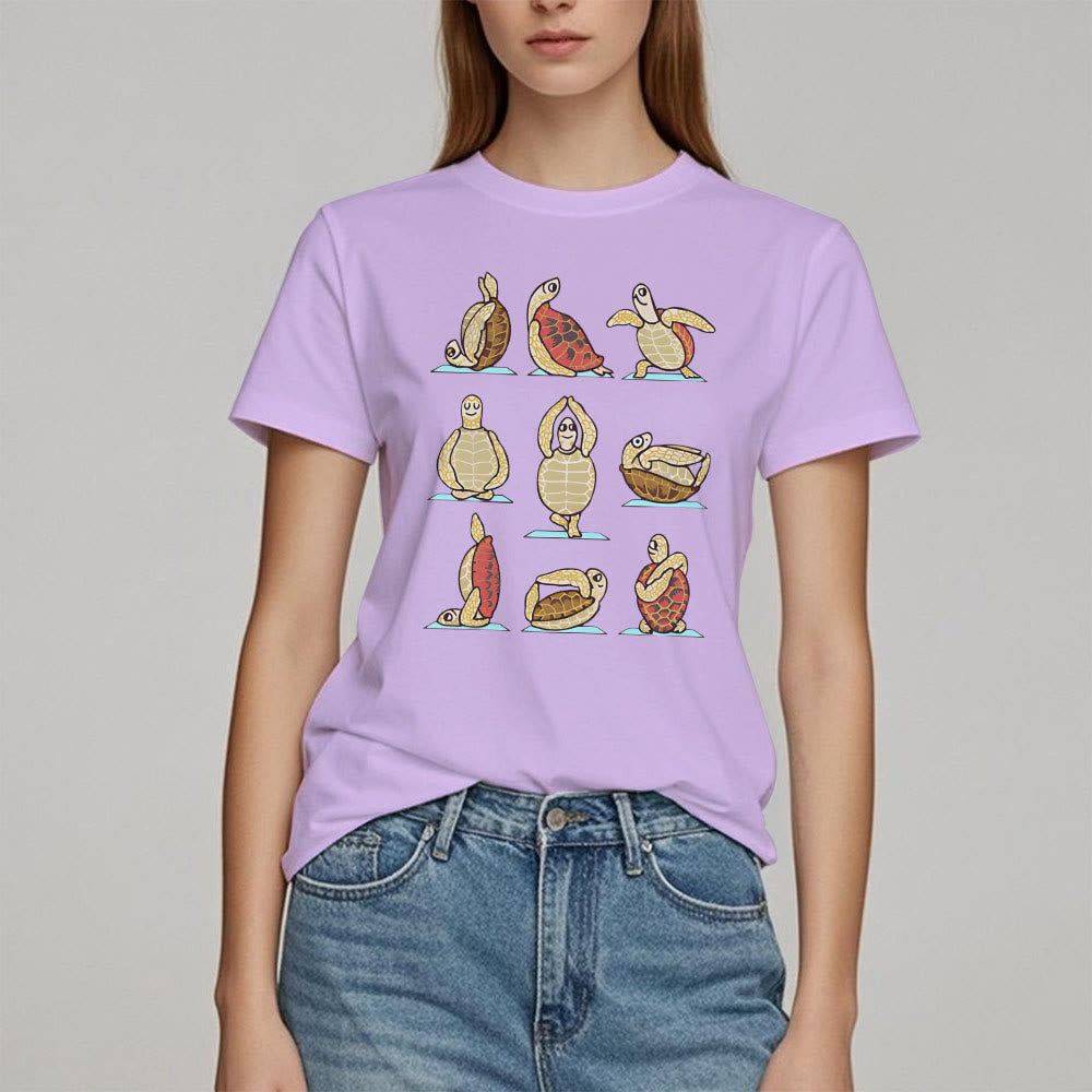 Camiseta de yoga Olivenorma Turtle