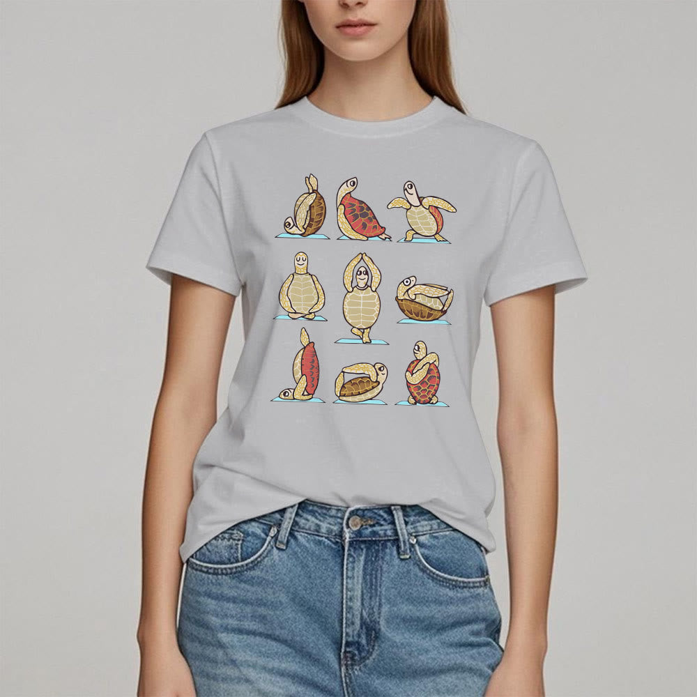 Camiseta de yoga Olivenorma Turtle