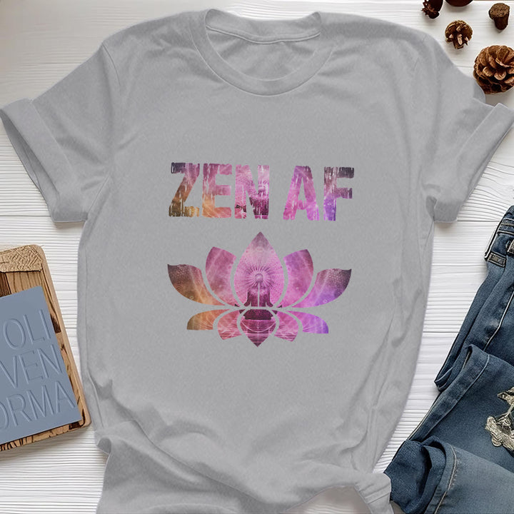 Olivenorma Zen AF Yoga Lotus Camiseta
