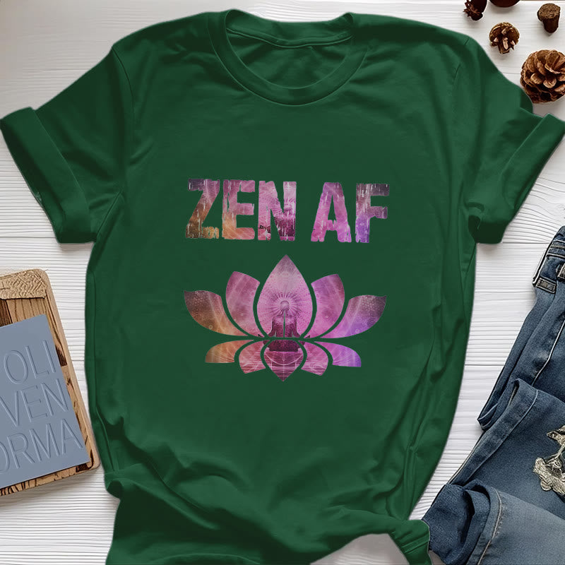 Olivenorma Zen AF Yoga Lotus Camiseta