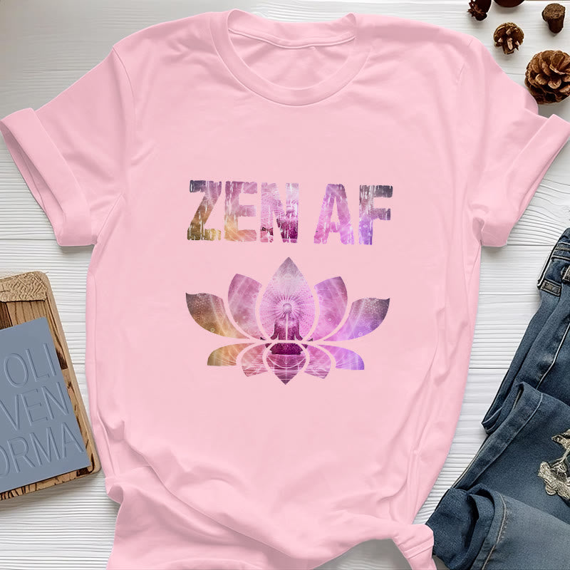 Olivenorma Zen AF Yoga Lotus Camiseta