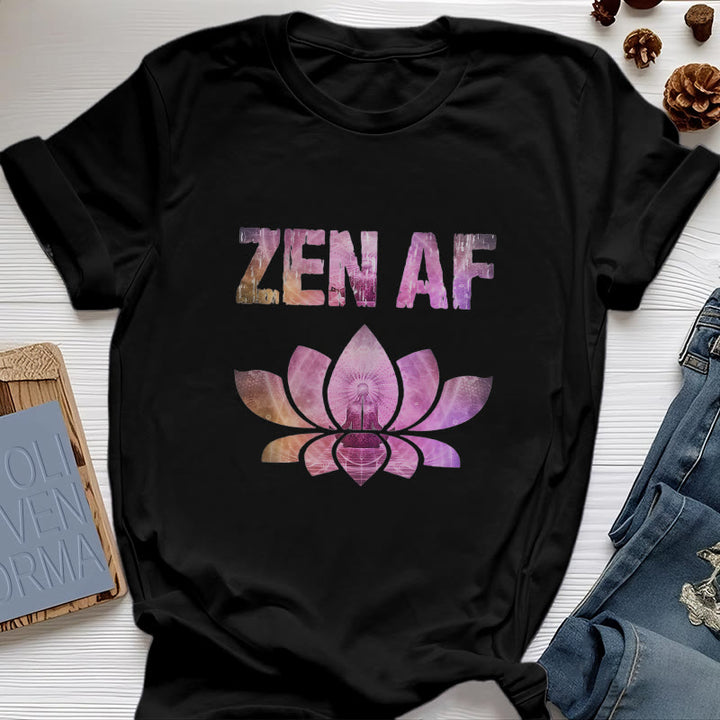 Olivenorma Zen AF Yoga Lotus Camiseta