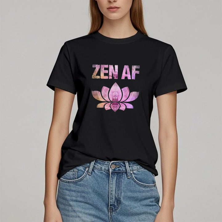 Olivenorma Zen AF Yoga Lotus Camiseta