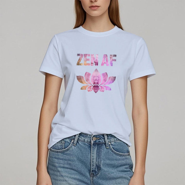 Olivenorma Zen AF Yoga Lotus Camiseta