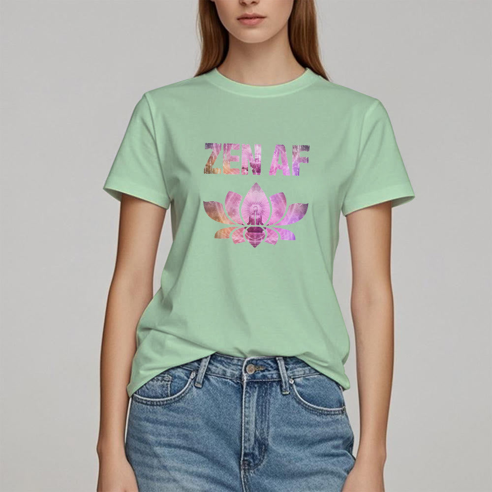 Olivenorma Zen AF Yoga Lotus Camiseta
