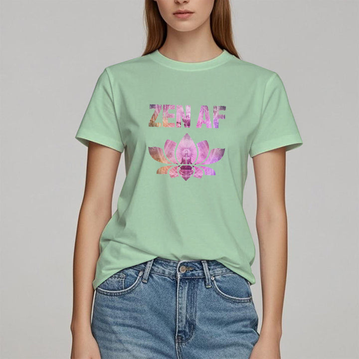 Olivenorma Zen AF Yoga Lotus Camiseta