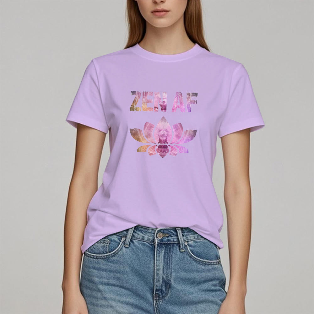 Olivenorma Zen AF Yoga Lotus Camiseta
