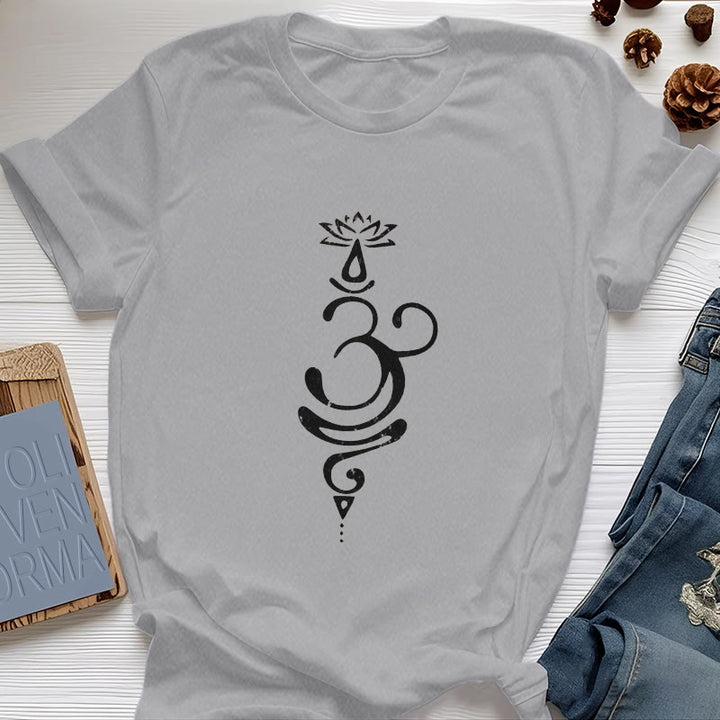Olivenorma OM Lotus Chakra símbolo camiseta