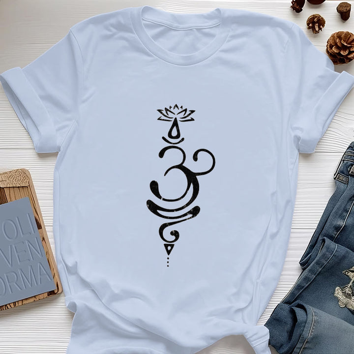 Olivenorma OM Lotus Chakra símbolo camiseta