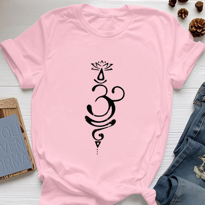 Olivenorma OM Lotus Chakra símbolo camiseta
