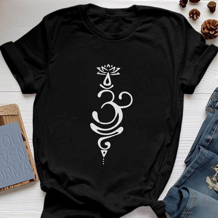 Olivenorma OM Lotus Chakra símbolo camiseta