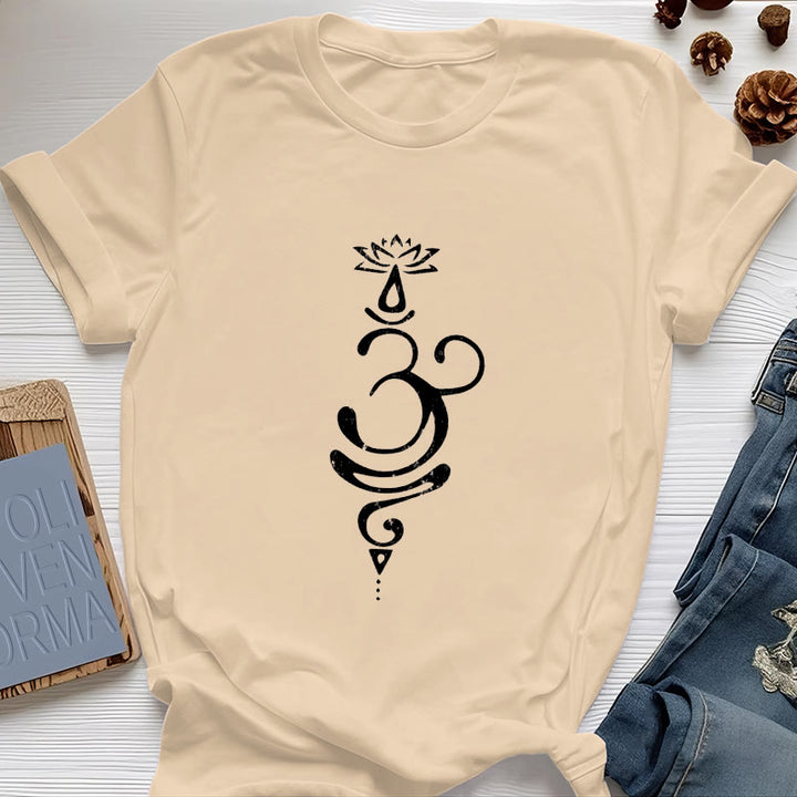 Olivenorma OM Lotus Chakra símbolo camiseta