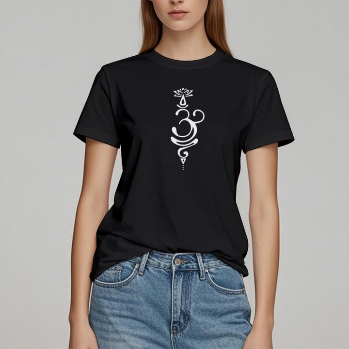 Olivenorma OM Lotus Chakra símbolo camiseta