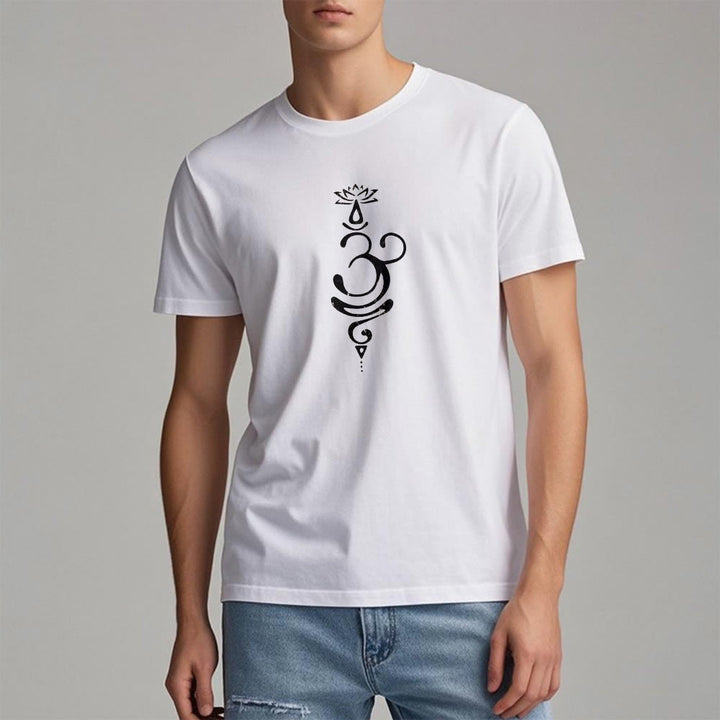 Olivenorma OM Lotus Chakra símbolo camiseta