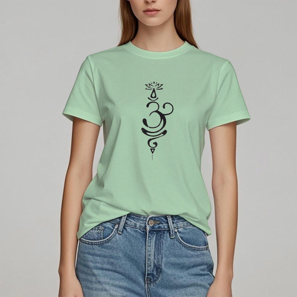 Olivenorma OM Lotus Chakra símbolo camiseta