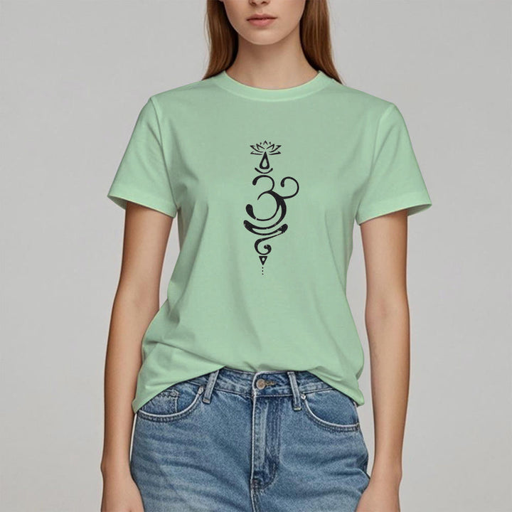 Olivenorma OM Lotus Chakra símbolo camiseta