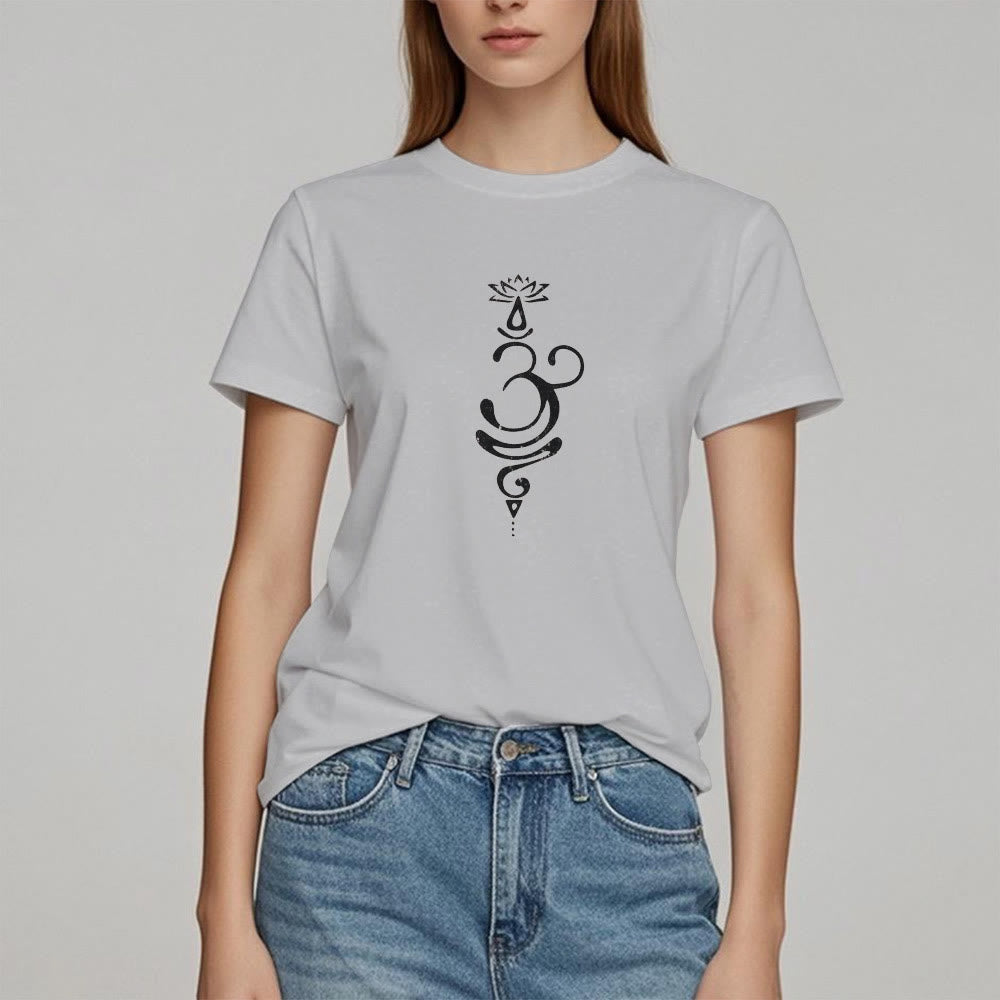 Olivenorma OM Lotus Chakra símbolo camiseta