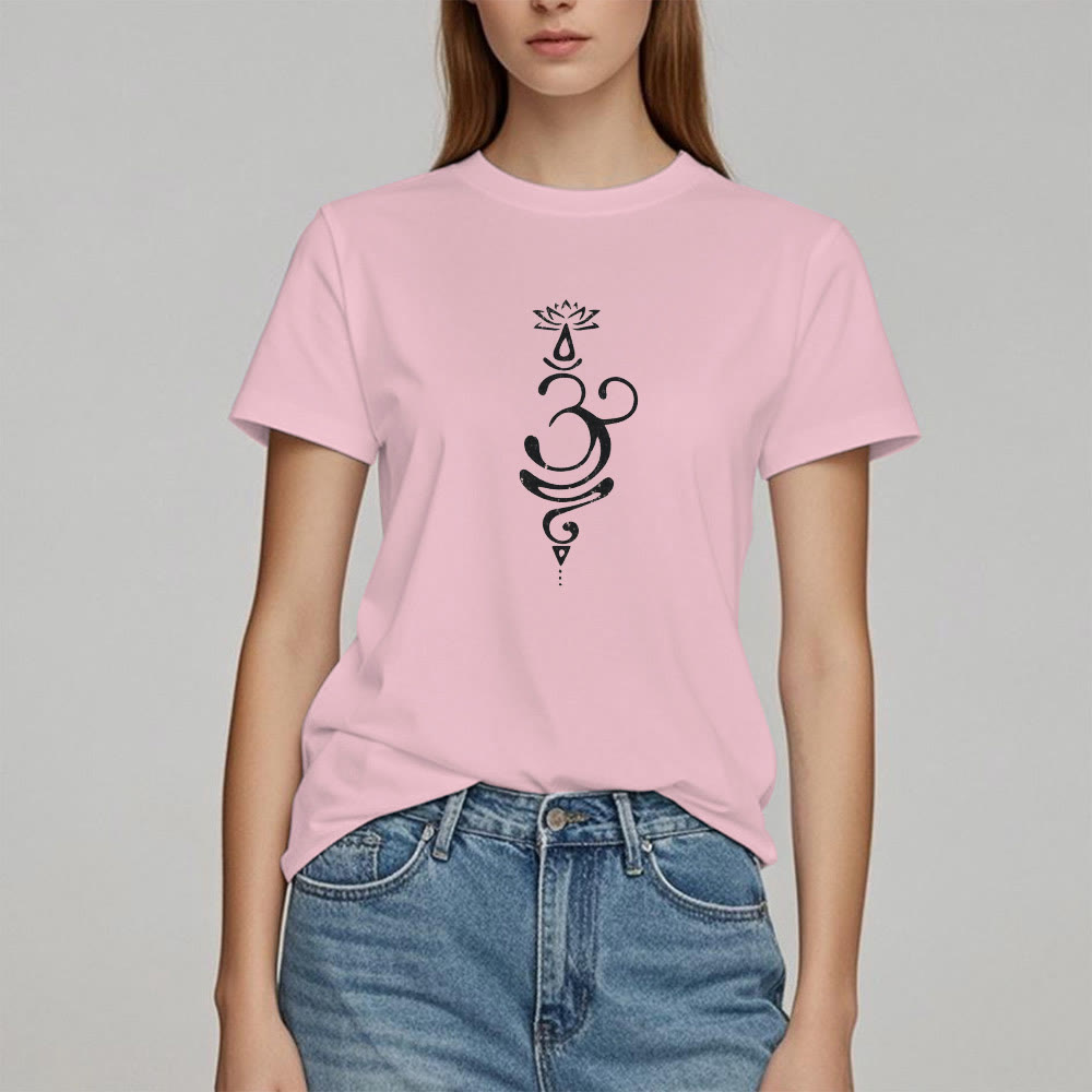 Olivenorma OM Lotus Chakra símbolo camiseta