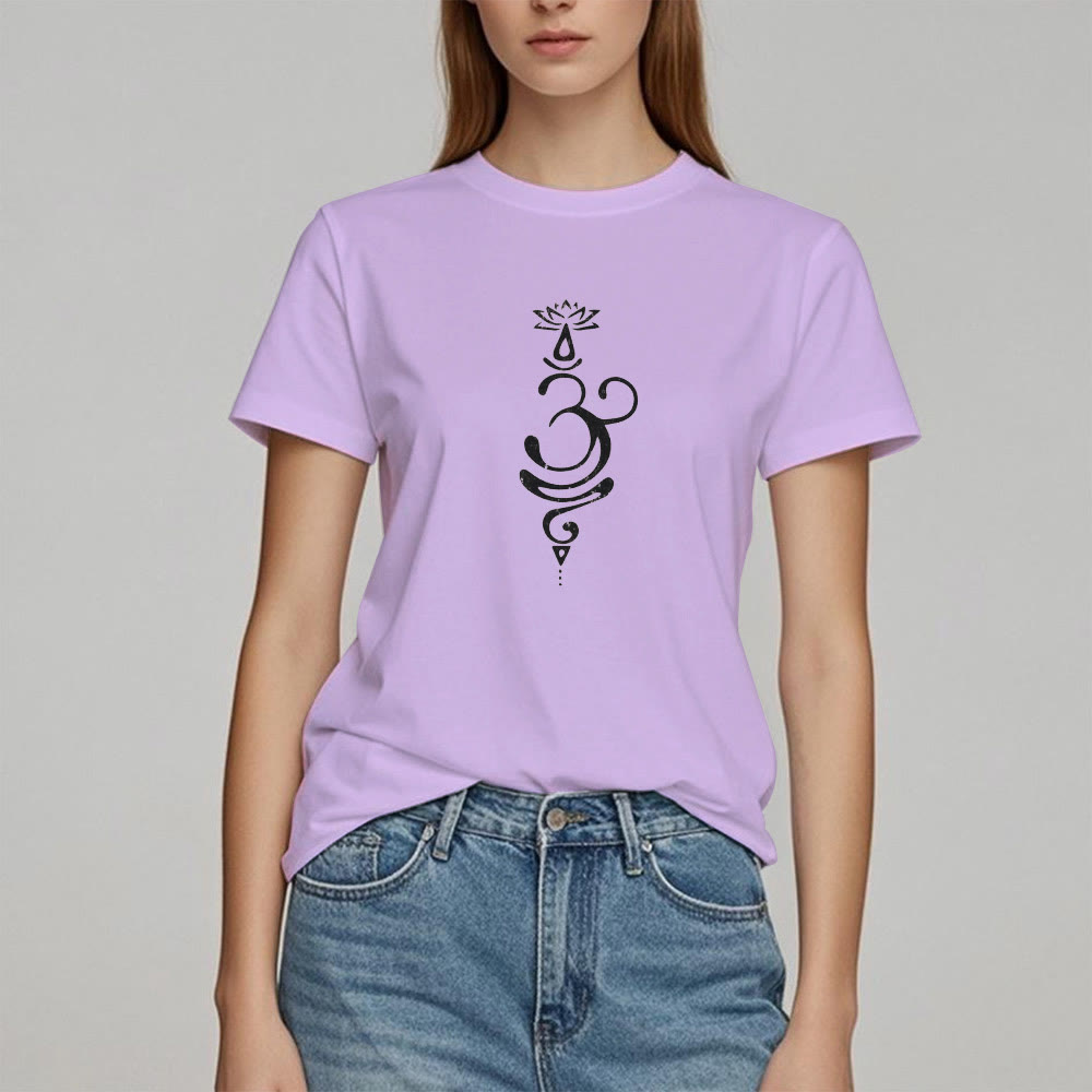 Olivenorma OM Lotus Chakra símbolo camiseta