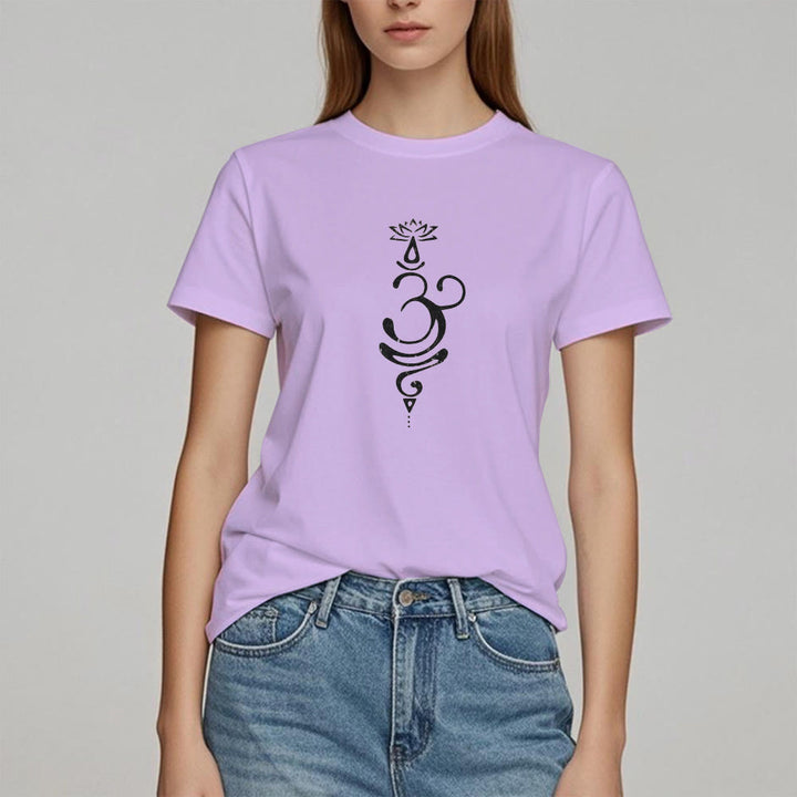 Olivenorma OM Lotus Chakra símbolo camiseta