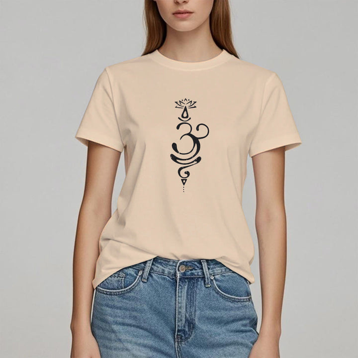 Olivenorma OM Lotus Chakra símbolo camiseta