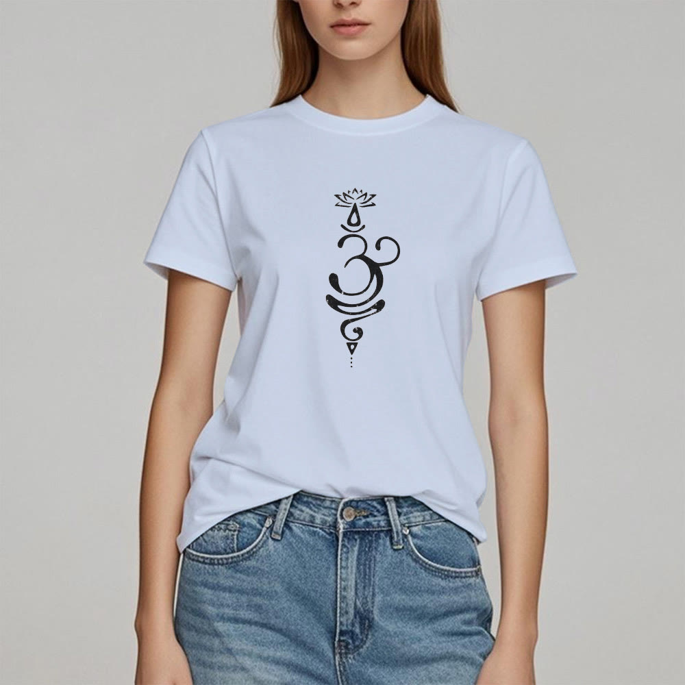 Olivenorma OM Lotus Chakra símbolo camiseta