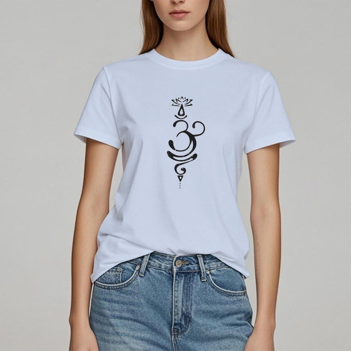 Olivenorma OM Lotus Chakra símbolo camiseta